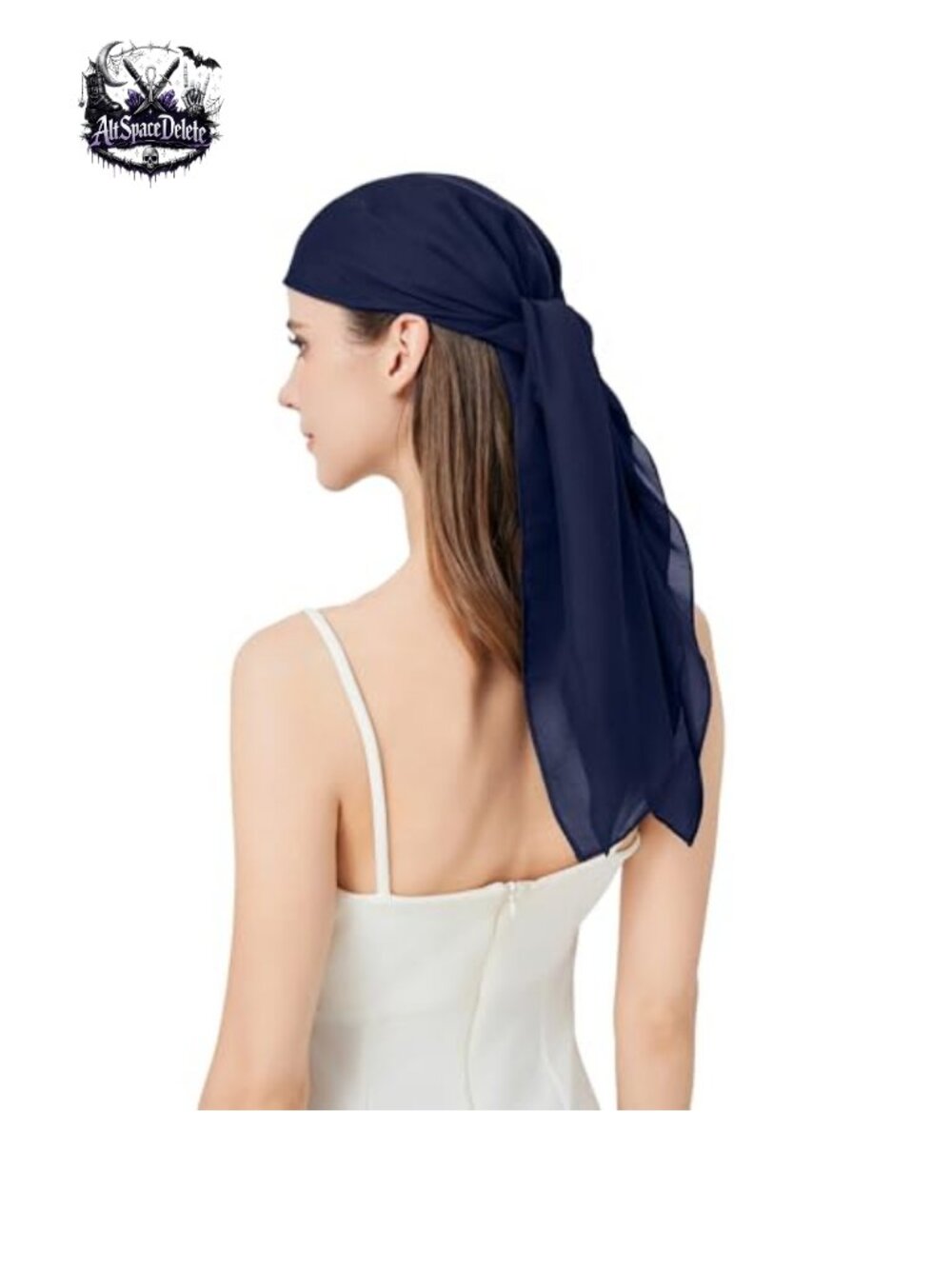 100% Mulberry Silk 35'' Square Scarf Hair Wrap & Neck Shawl